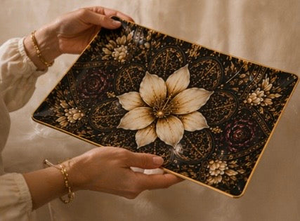 The Tray — Clematis Nocturne | The Gilded Cabinet - The Canvas Collective