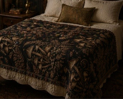 The Archival Specimen | Heritage Jacquard Woven Blanket - The Canvas Collective