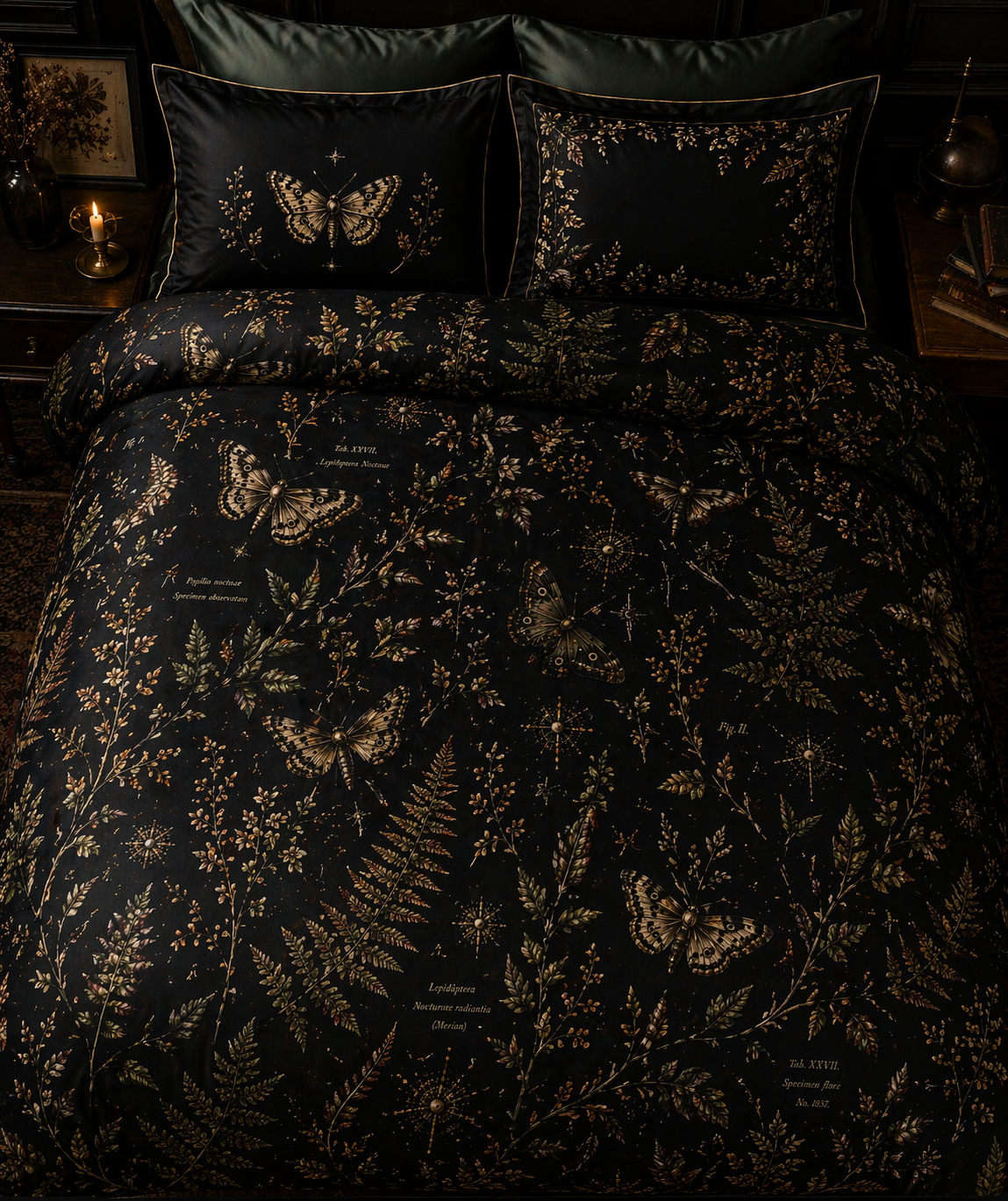 The Silk Duvet Set — Lepidoptera Noctuae | The Naturalist’s Cabinet - The Canvas Collective