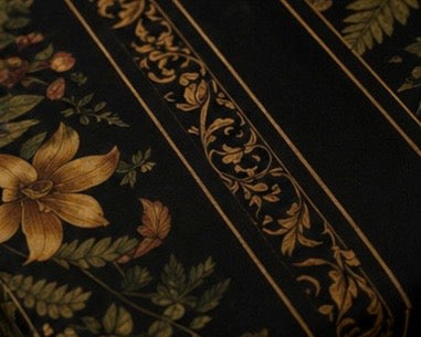 The Footstool — Botanical Stripe | The Grand Interior - The Canvas Collective