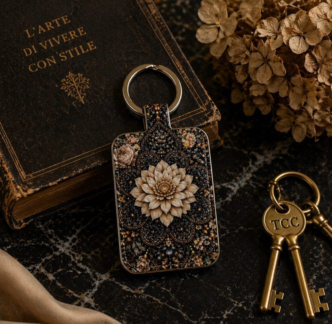 The Keyring — Dark Lotus | The Gilded Cabinet - The Canvas Collective