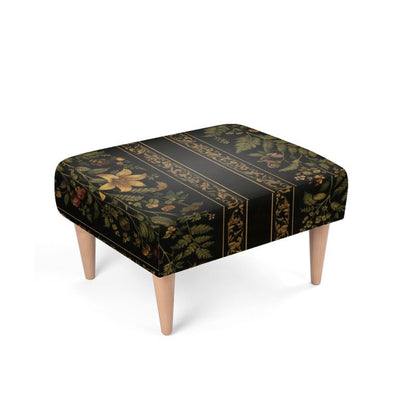 The Footstool — Botanical Stripe | The Grand Interior - The Canvas Collective
