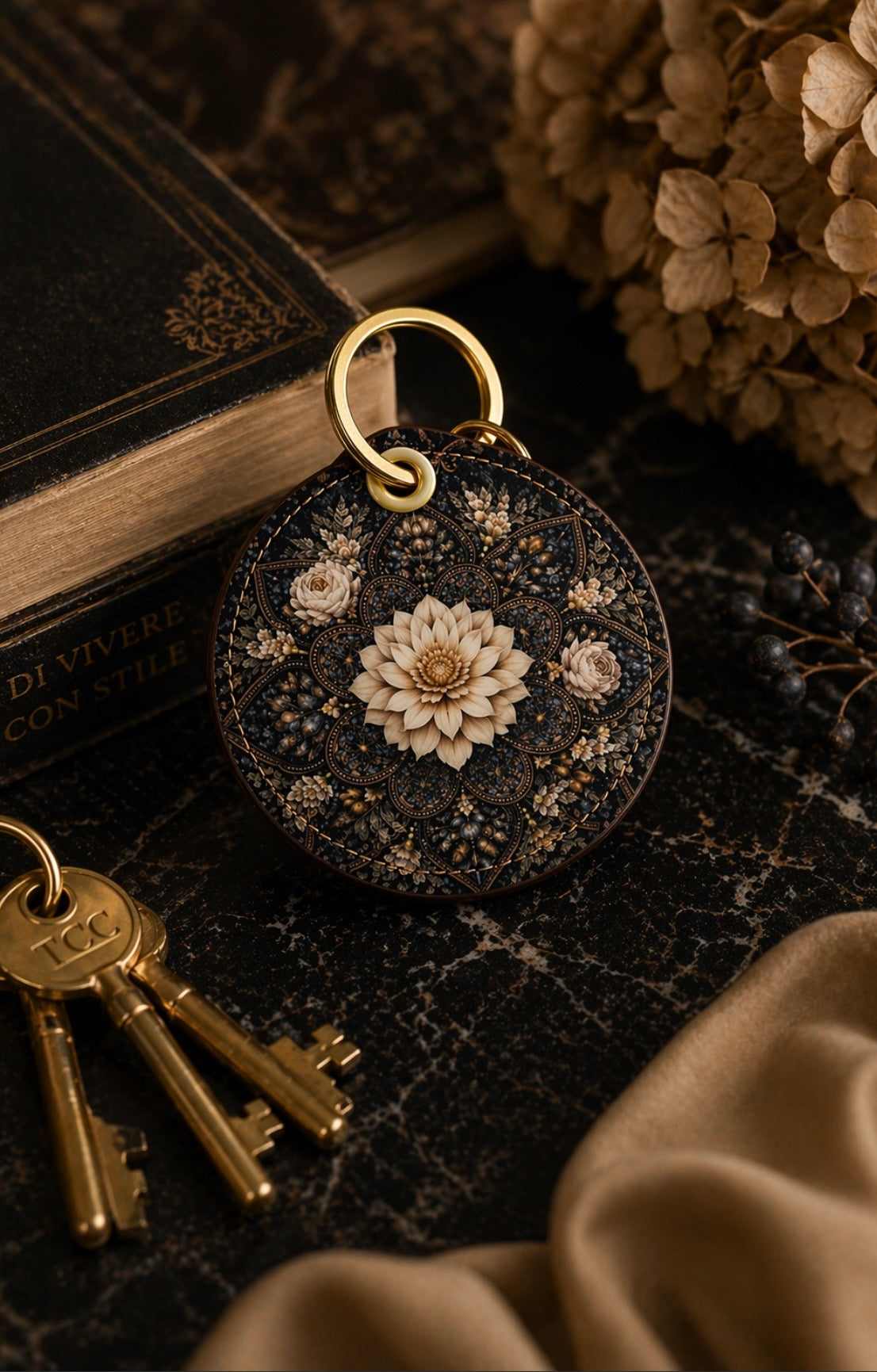 The Keyring — Midnight Lotus | The Gilded Cabinet - The Canvas Collective