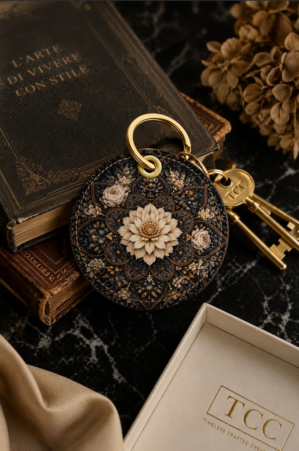 The Keyring — Midnight Lotus | The Gilded Cabinet - The Canvas Collective