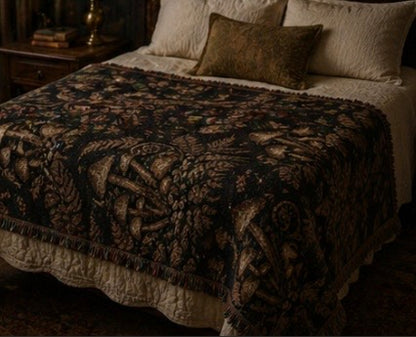 The Archival Specimen | Heritage Jacquard Woven Blanket - The Canvas Collective