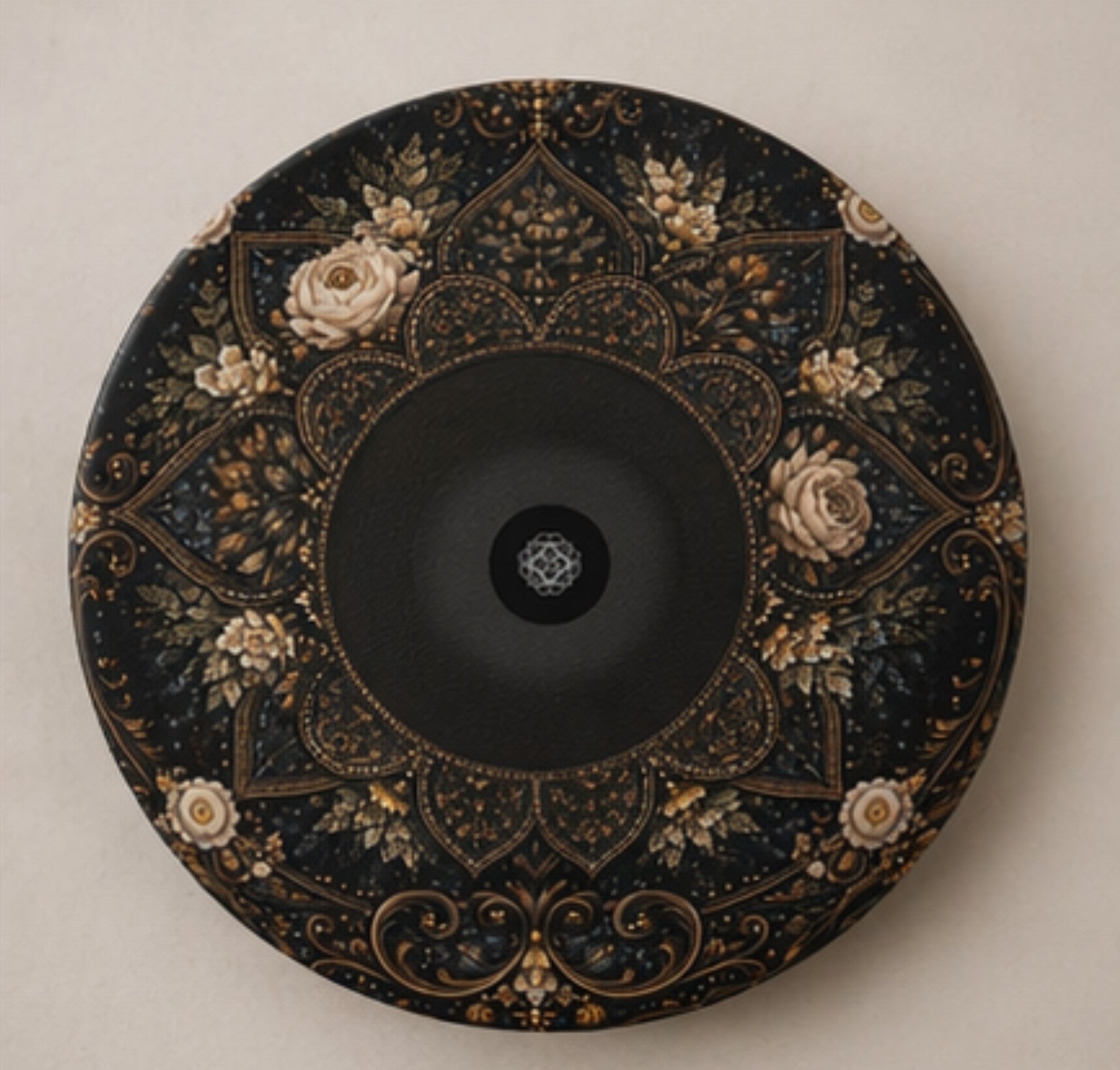 The Ornamental Bowl — Nocturnal Lotus Mandala | The Gilded Cabinet - The Canvas Collective