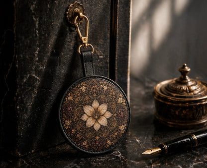 The Vanity Mirror — Clematis Mandala | The Gilded Cabinet - The Canvas Collective