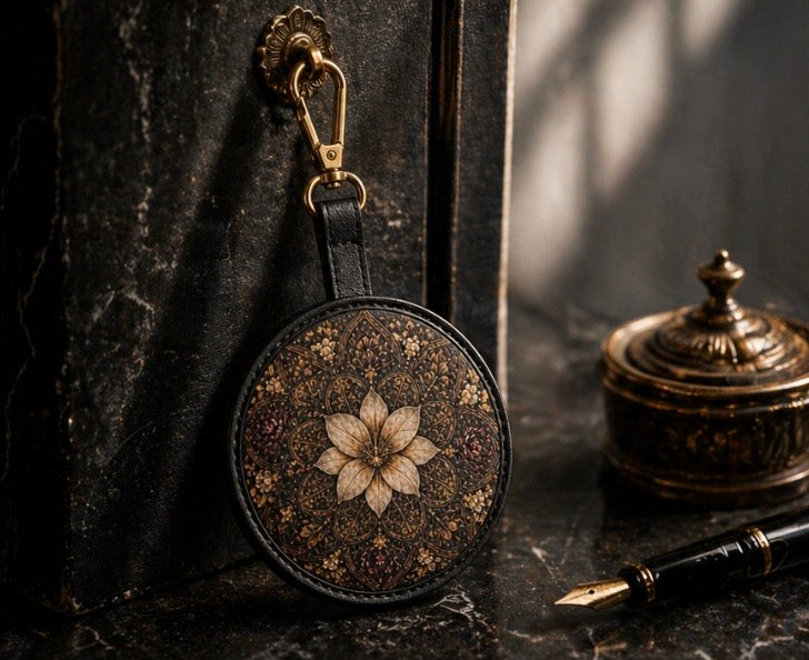 The Vanity Mirror — Clematis Mandala | The Gilded Cabinet - The Canvas Collective