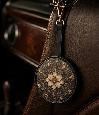 The Vanity Mirror — Clematis Mandala | The Gilded Cabinet - The Canvas Collective