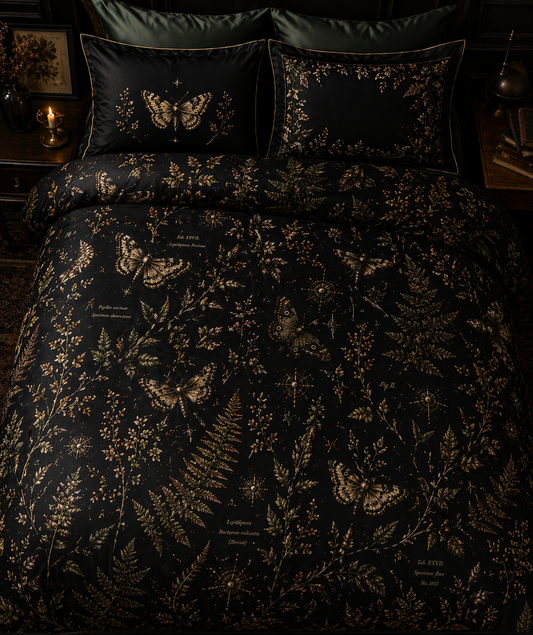 The Silk Duvet Set — Lepidoptera Noctuae | The Naturalist’s Cabinet - The Canvas Collective